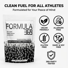 Formula 369 vegan allergen-free ingredients on packaging