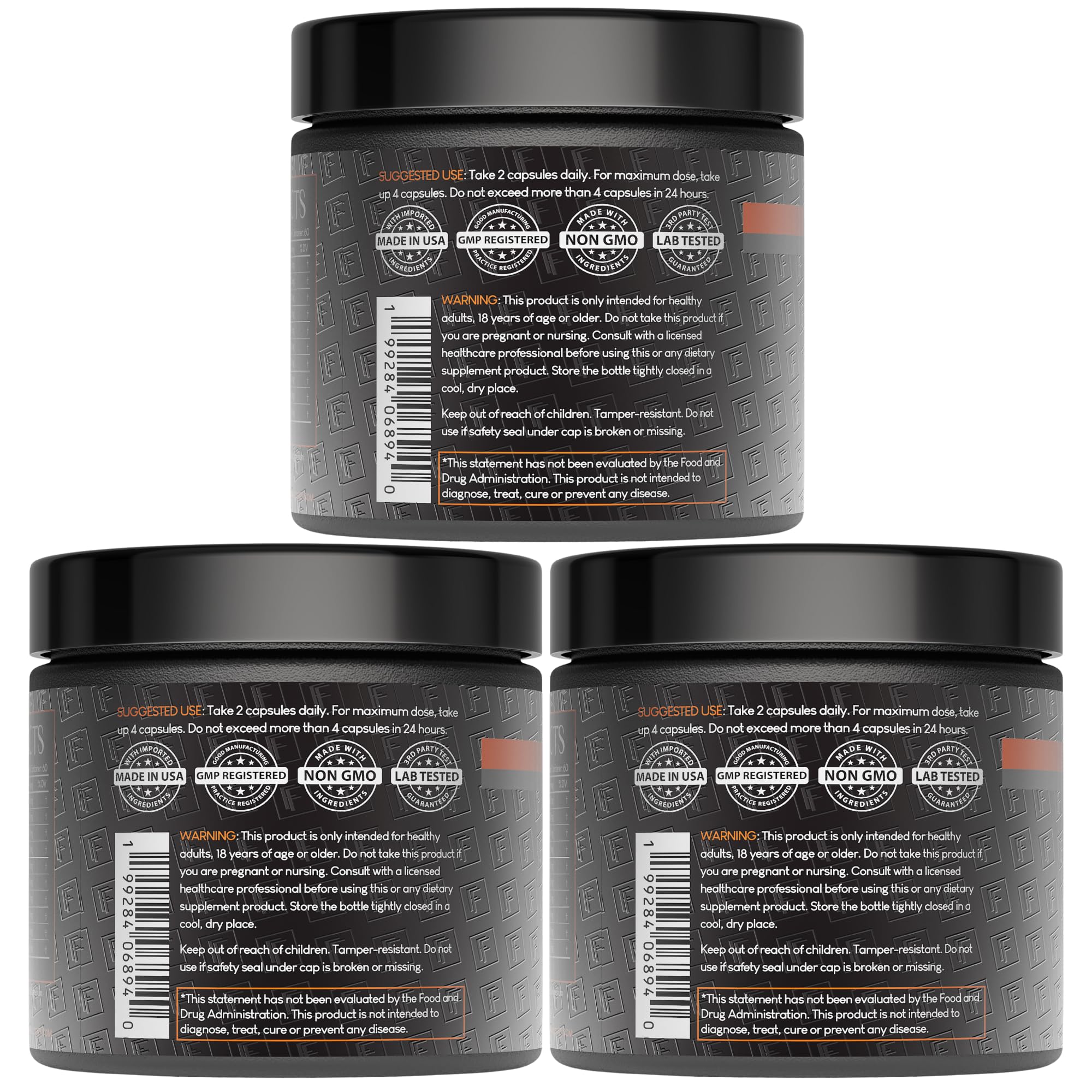 Formulation Factory Boss Mode label detail highlights third-party testing.