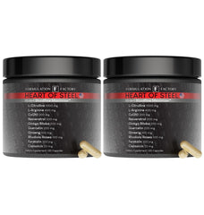 Formulation Factory Heart of Steel bottle front showing nitric oxide support for daily vitality