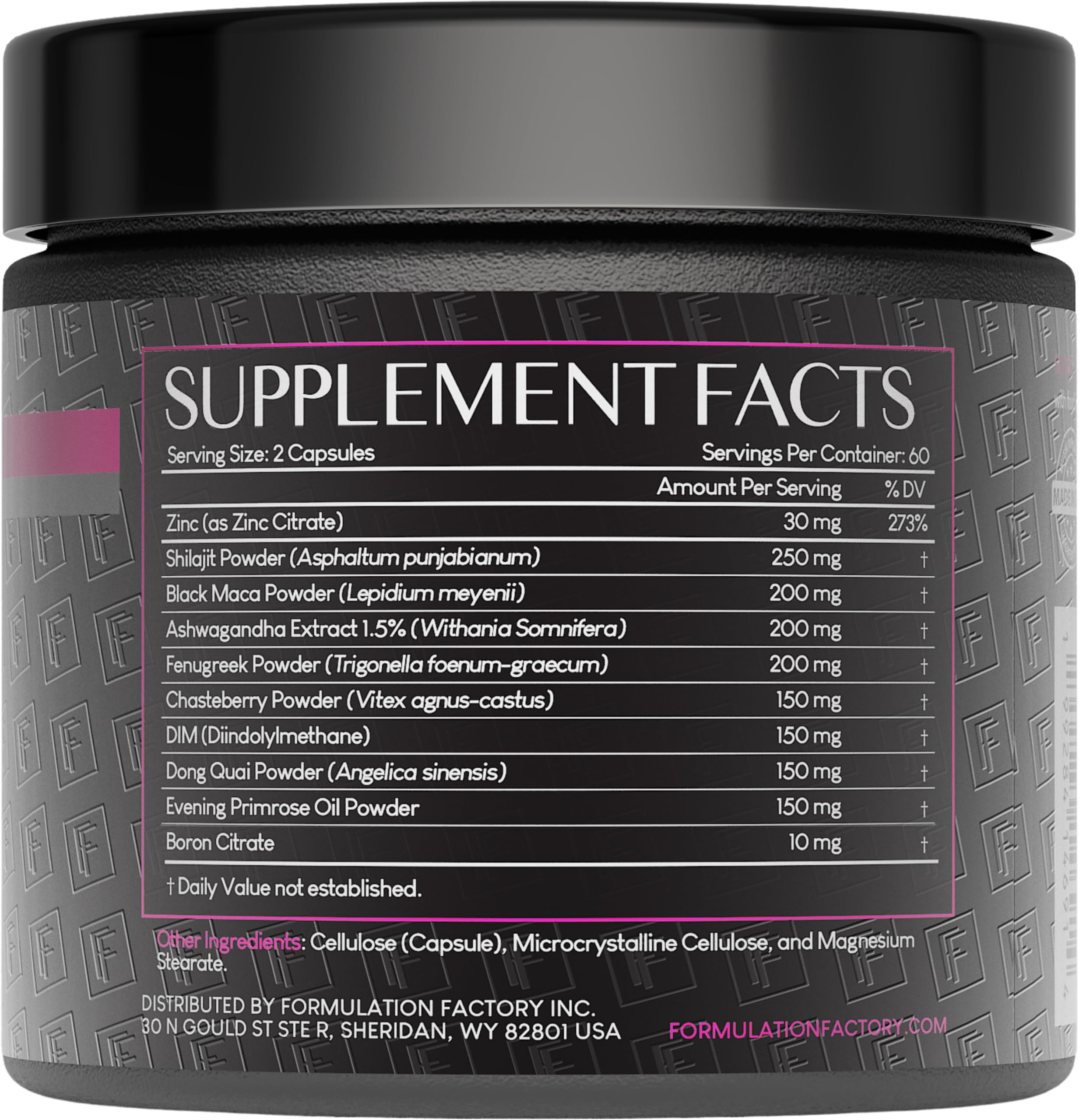 Formulation Factory Hormone Balance with maca root signals natural energy support.