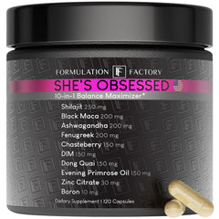 Formulation Factory Hormone Balance bottle shown for daily women’s wellness support.