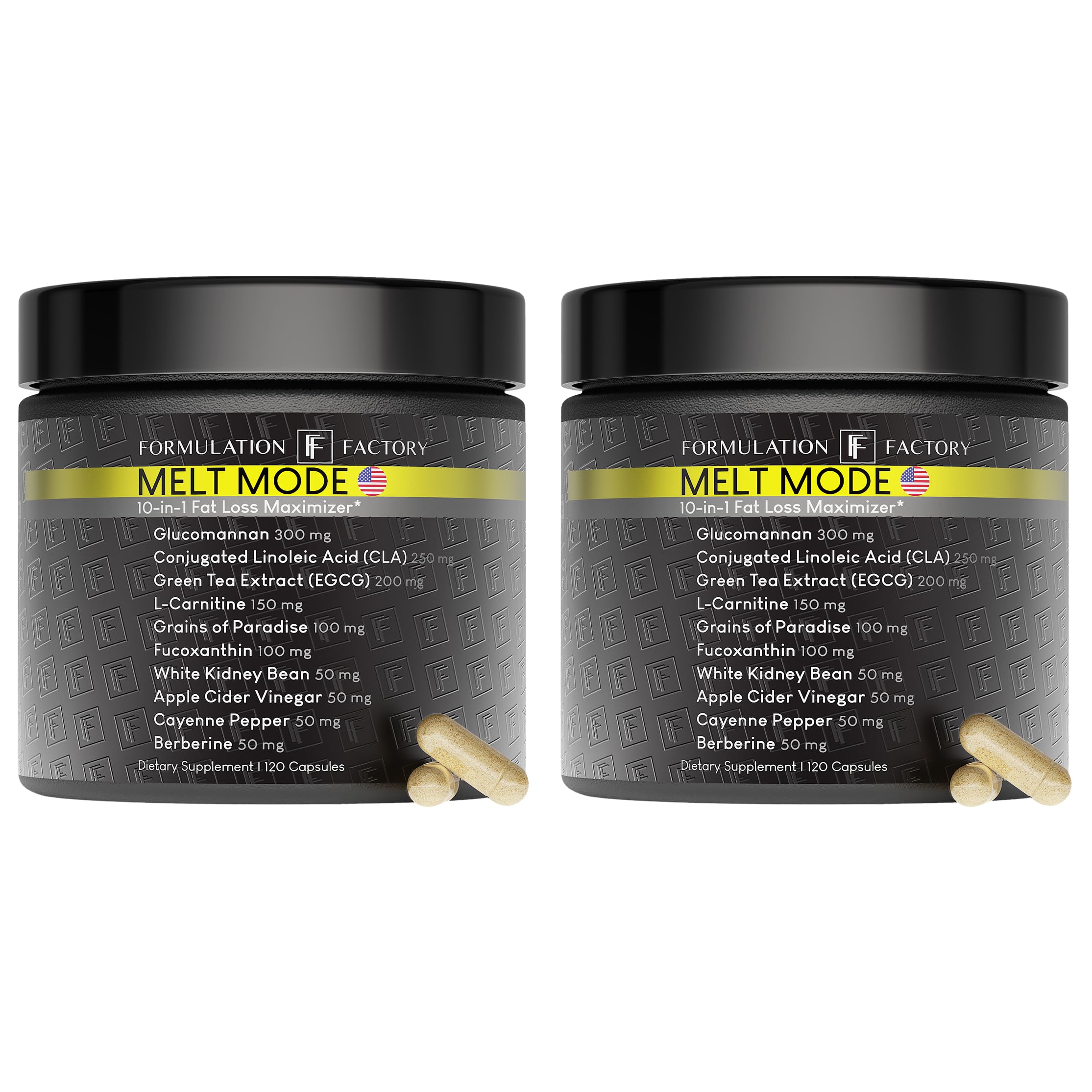 Formulation Factory Melt Mode bottle front, daily energy and support for busy days.