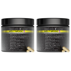 Formulation Factory Melt Mode bottle front, daily energy and support for busy days.