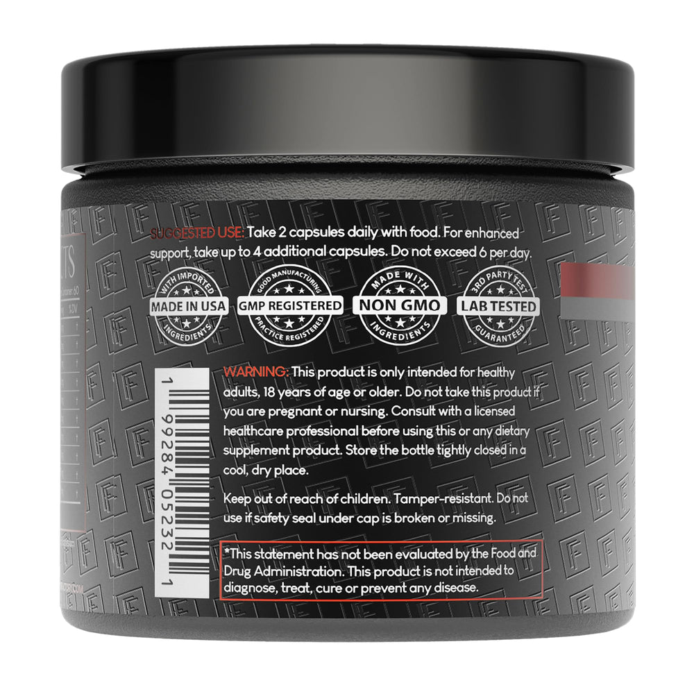 Formulation Factory Primal Power capsules closeup for convenient daily use.