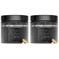 Formulation Factory Self Obsessed bottle front — premium vitality support for daily energy.
