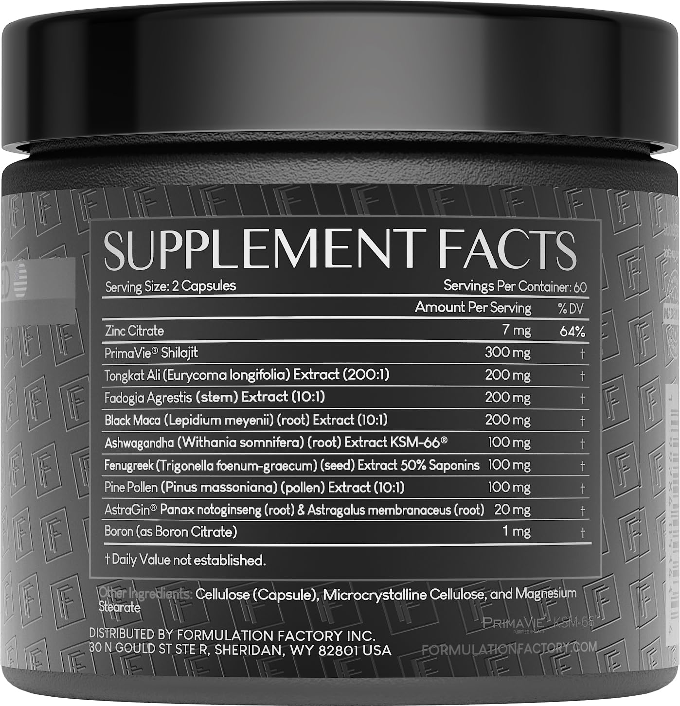 Self Obsessed Maxxed capsule close-up featuring PrimaVie Shilajit for energy.