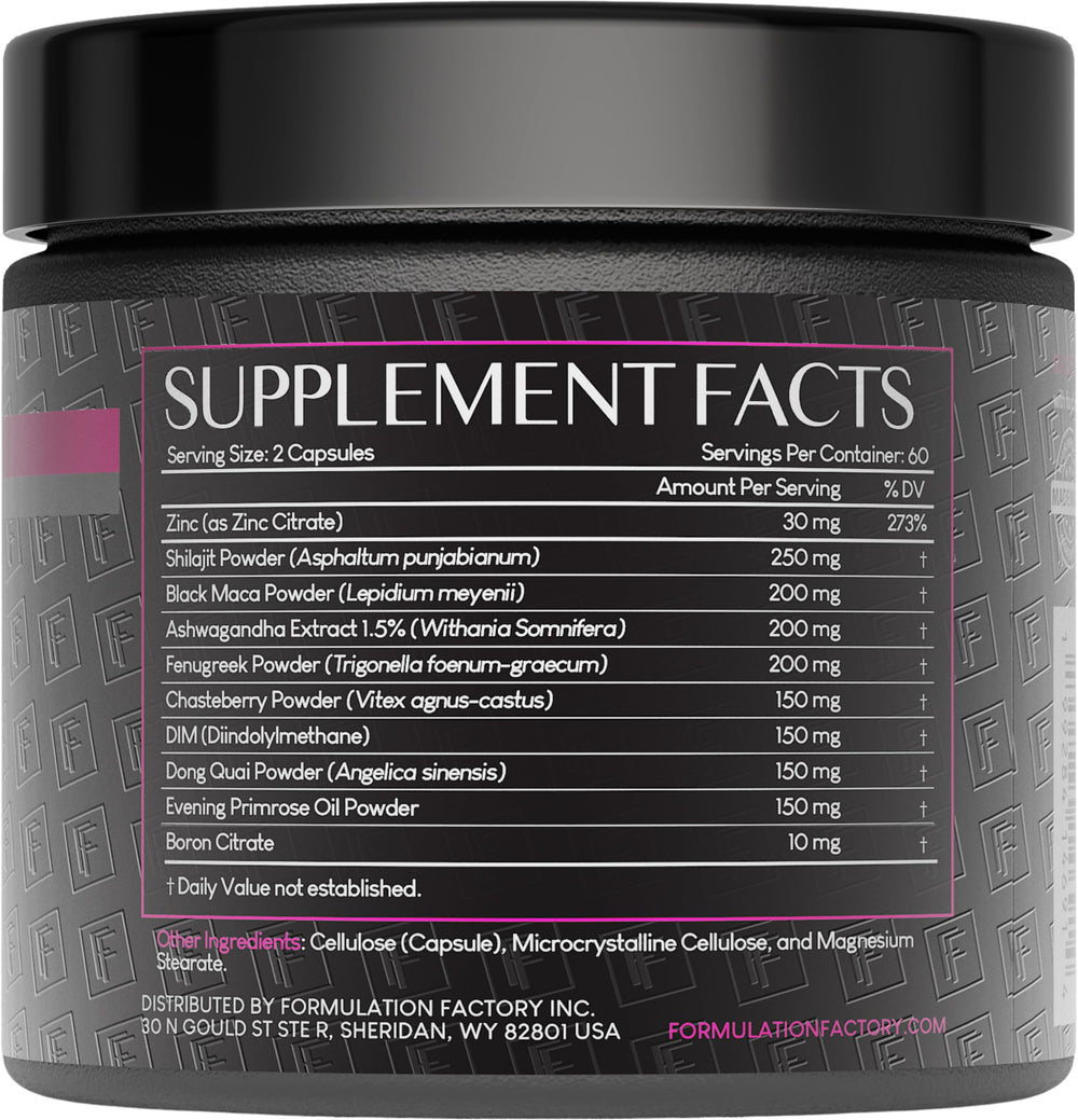 Ingredient blend image highlighting adaptogens in She's Obsessed