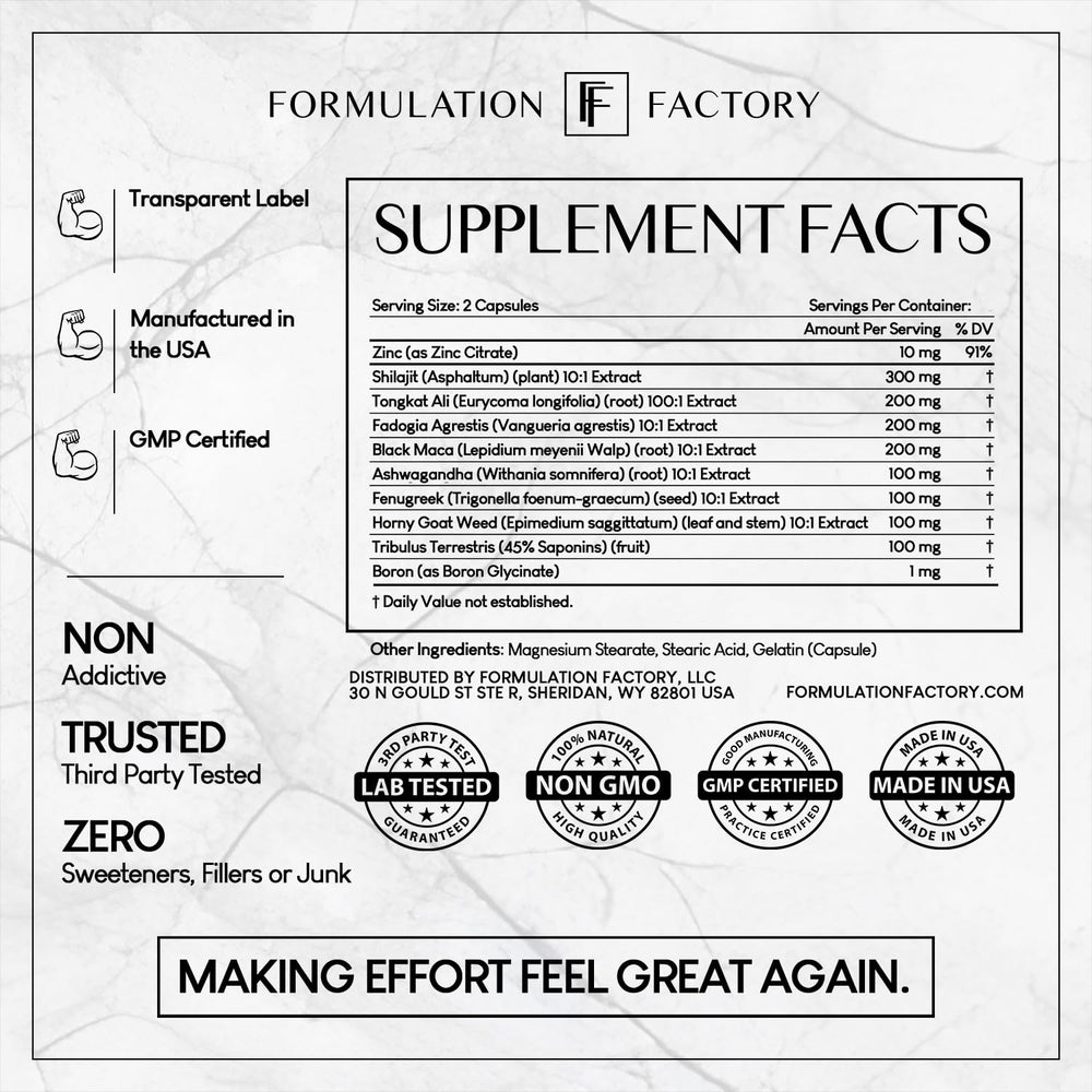Formulation Factory gym setting scene suggests support during workouts.