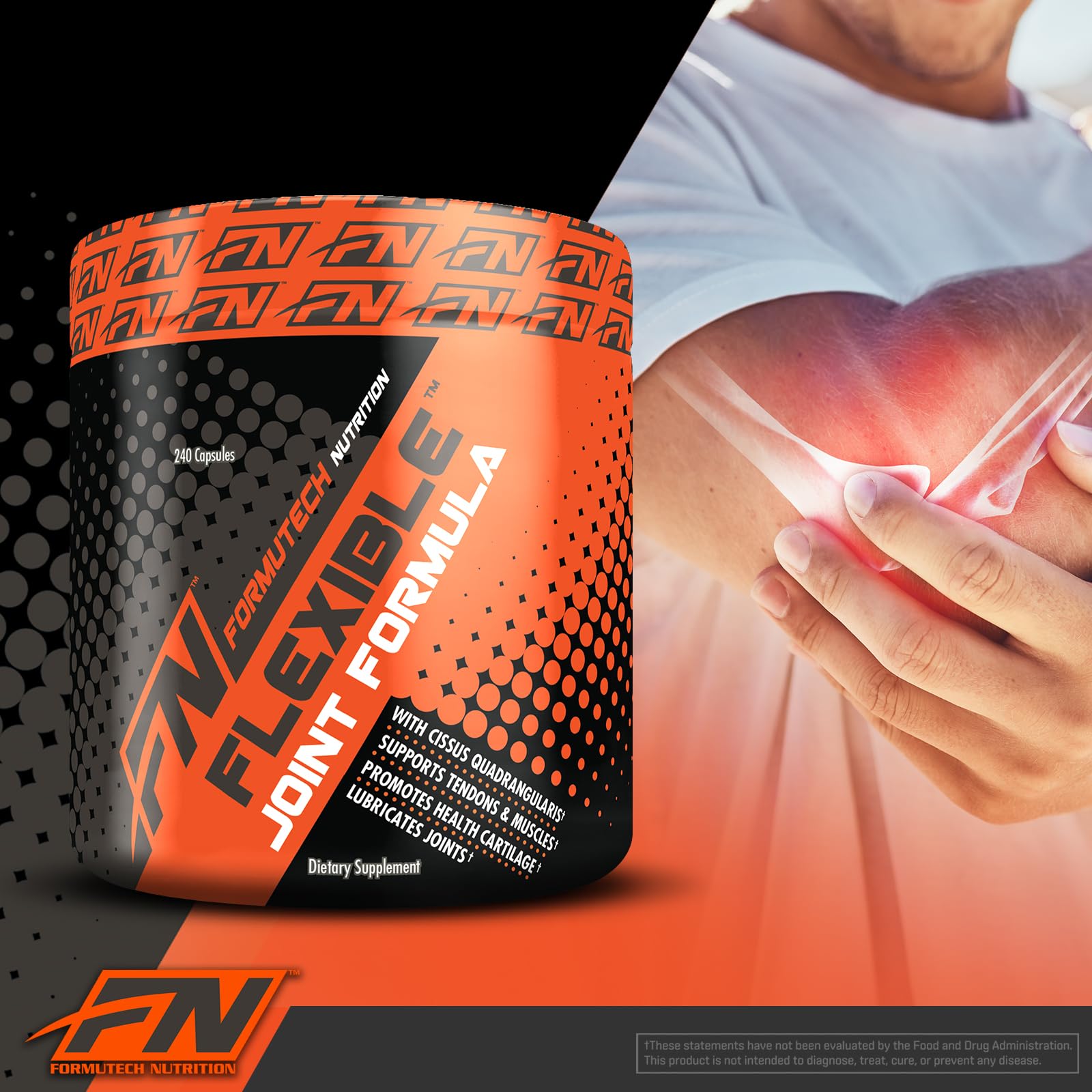 Formutech Flexible Joint Formula active use during movement and stretching.