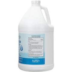 ForPro moisturizing sanitizer foam applied to hands with gentle cleansing.