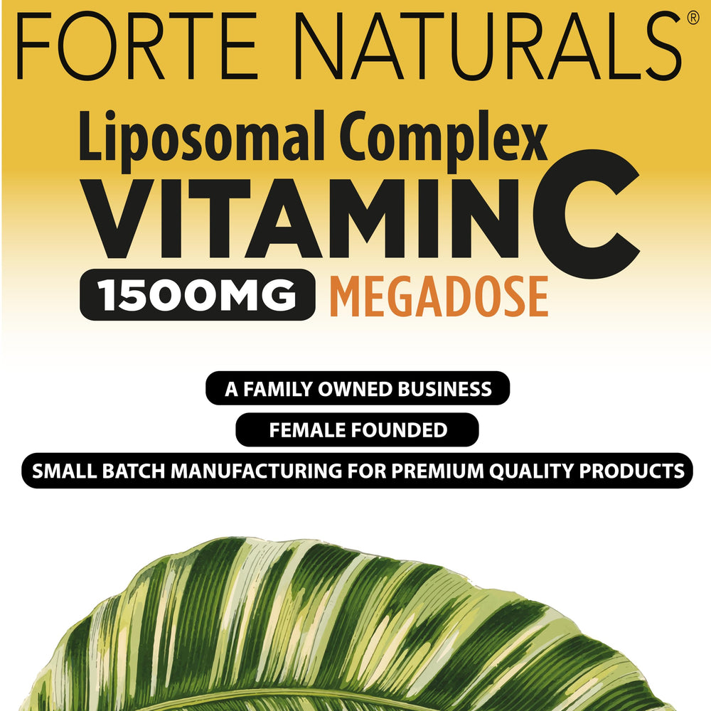 FORTE NATURALS 180-count bottle ready for a long daily routine