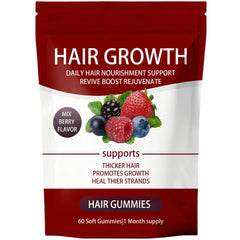 FORTIRISE Lumin bottle closeup, showcasing berry gummies for daily hair nourishment.