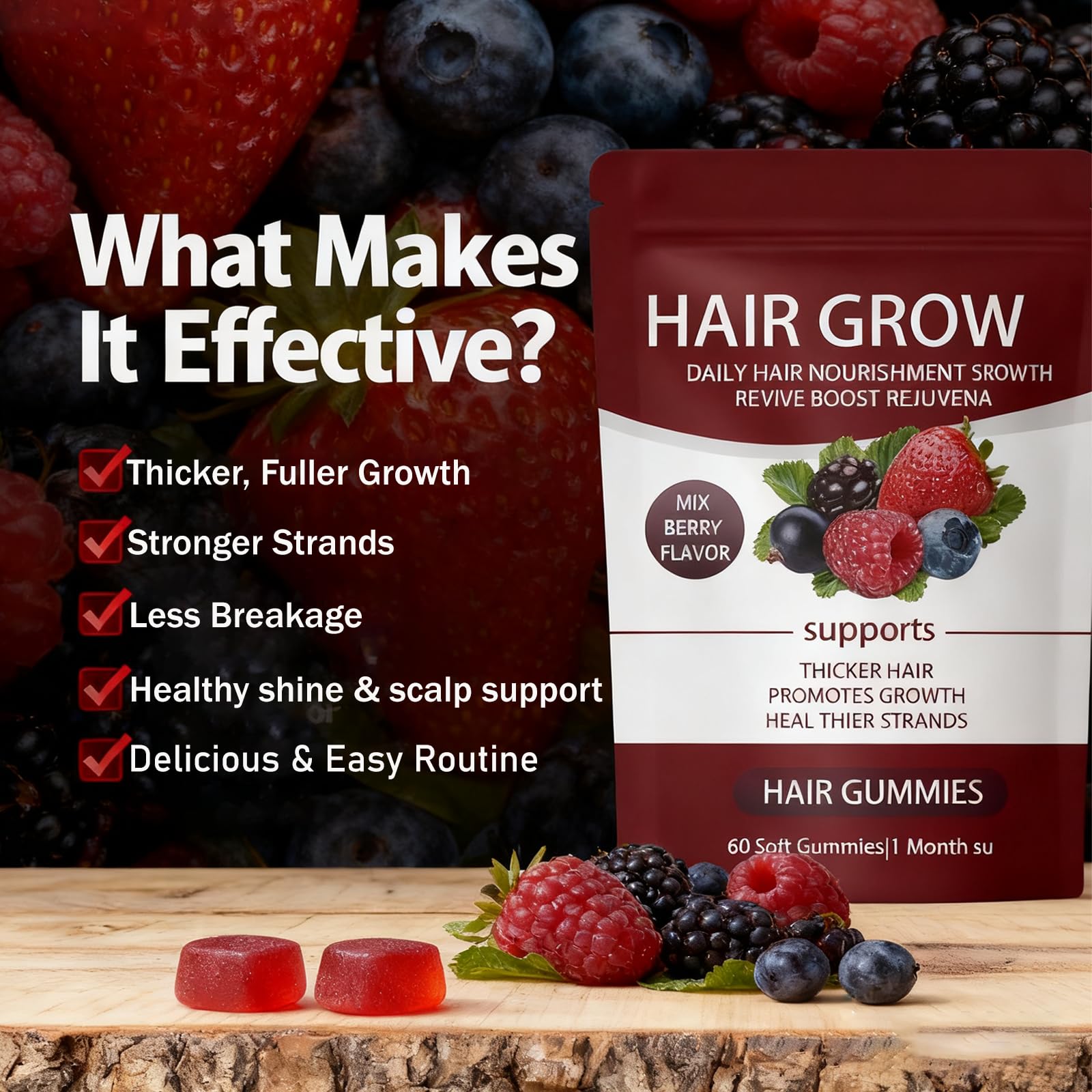 FORTIRISE Lumin formula with rosemary and saw palmetto supports strand resilience.