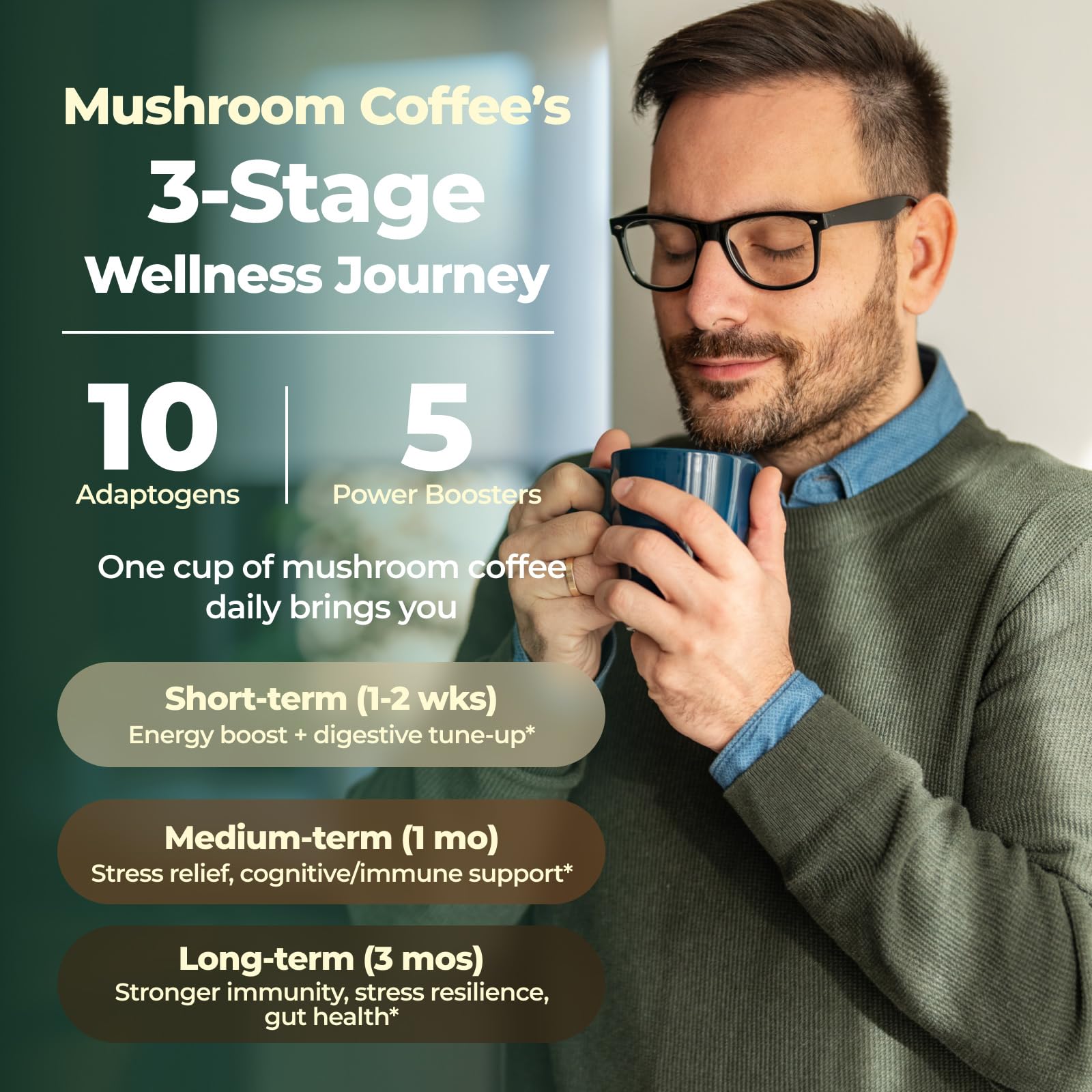 FORTISCA Ashwagandha pouch features adaptogenic blend for balanced mood and stress response.