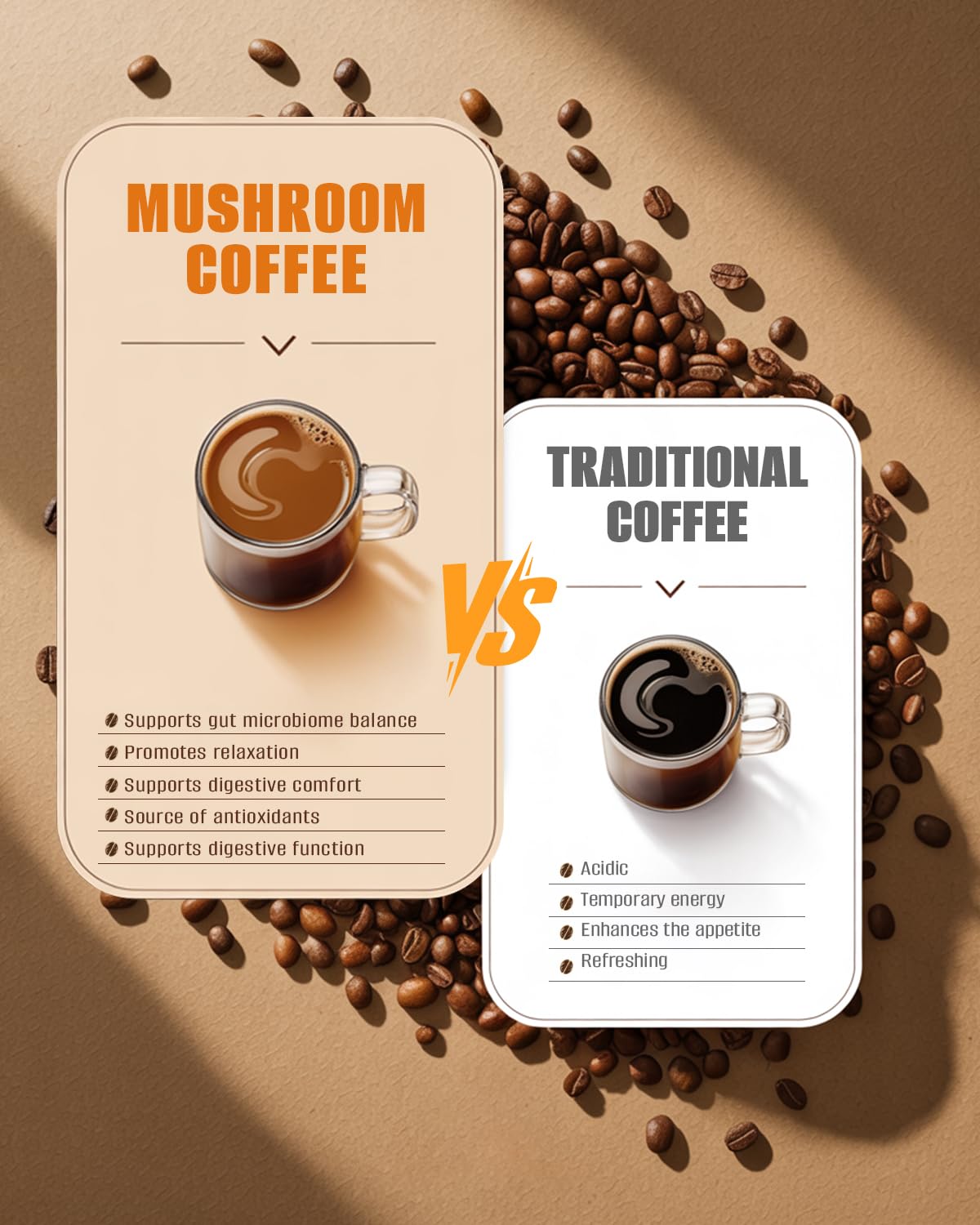 FORTISCA King Trumpet mushroom brew adds earthy depth and aroma