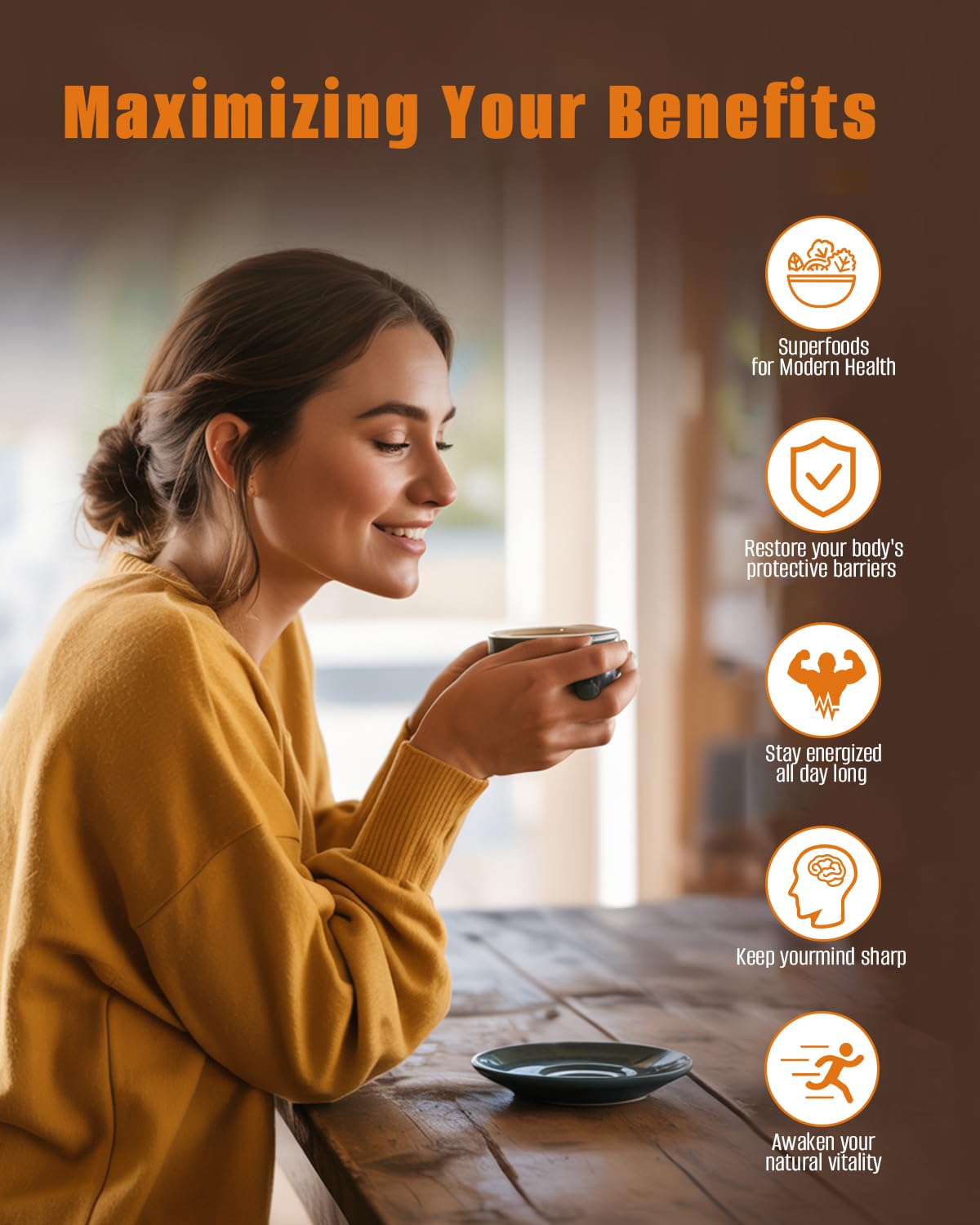 FORTISCA Shiitake and Turkey Tail provide gut-friendly fiber in your cup