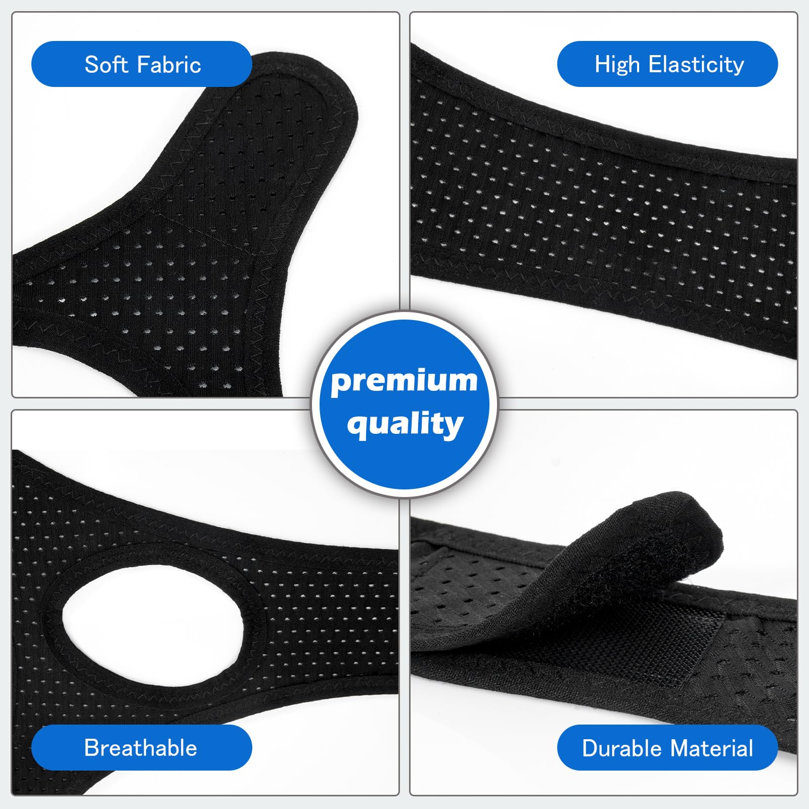 Forzacx Chin Strap adjustable non-stick stickers enable easy adjustments.