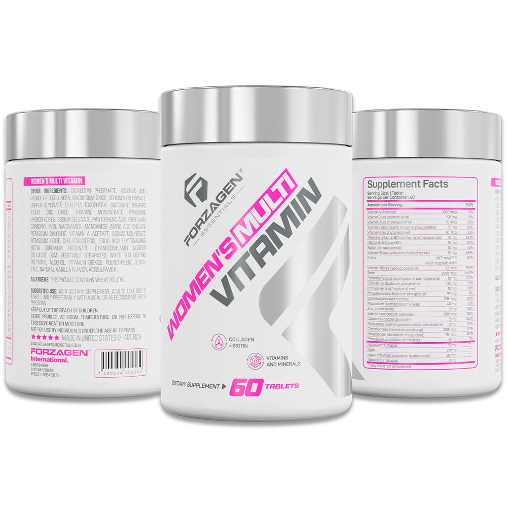 Hydrolyzed collagen visual from Forzagen Essentials for skin and hair support