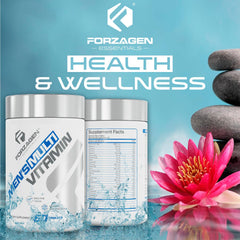 Forzagen Essentials daily-dose illustration emphasizes one capsule per day.