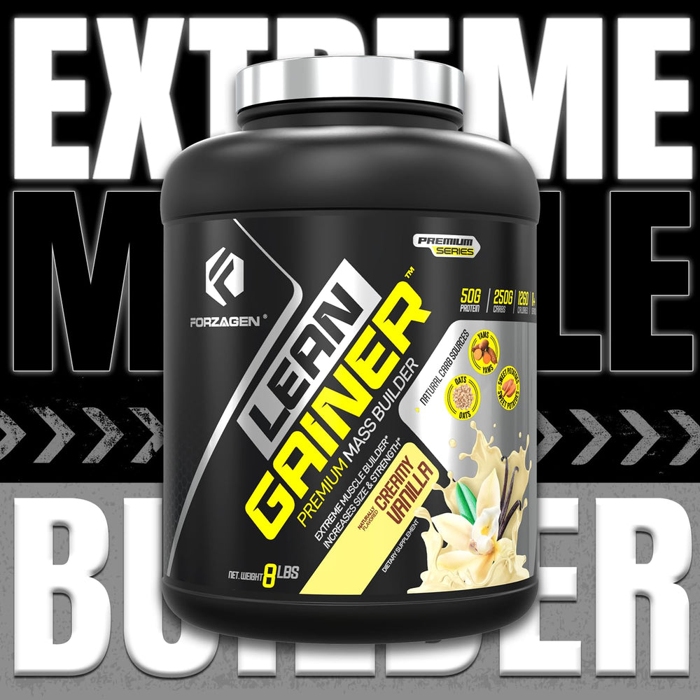 Forzagen Lean Gainer brand logo on packaging