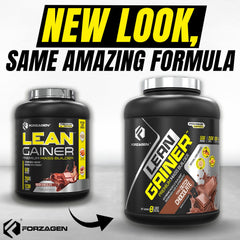 Forzagen Lean Gainer creamy-vanilla scoop ready for quick energy lift