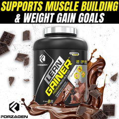 Forzagen Lean Gainer creamy-vanilla shake ideal post-workout recharge