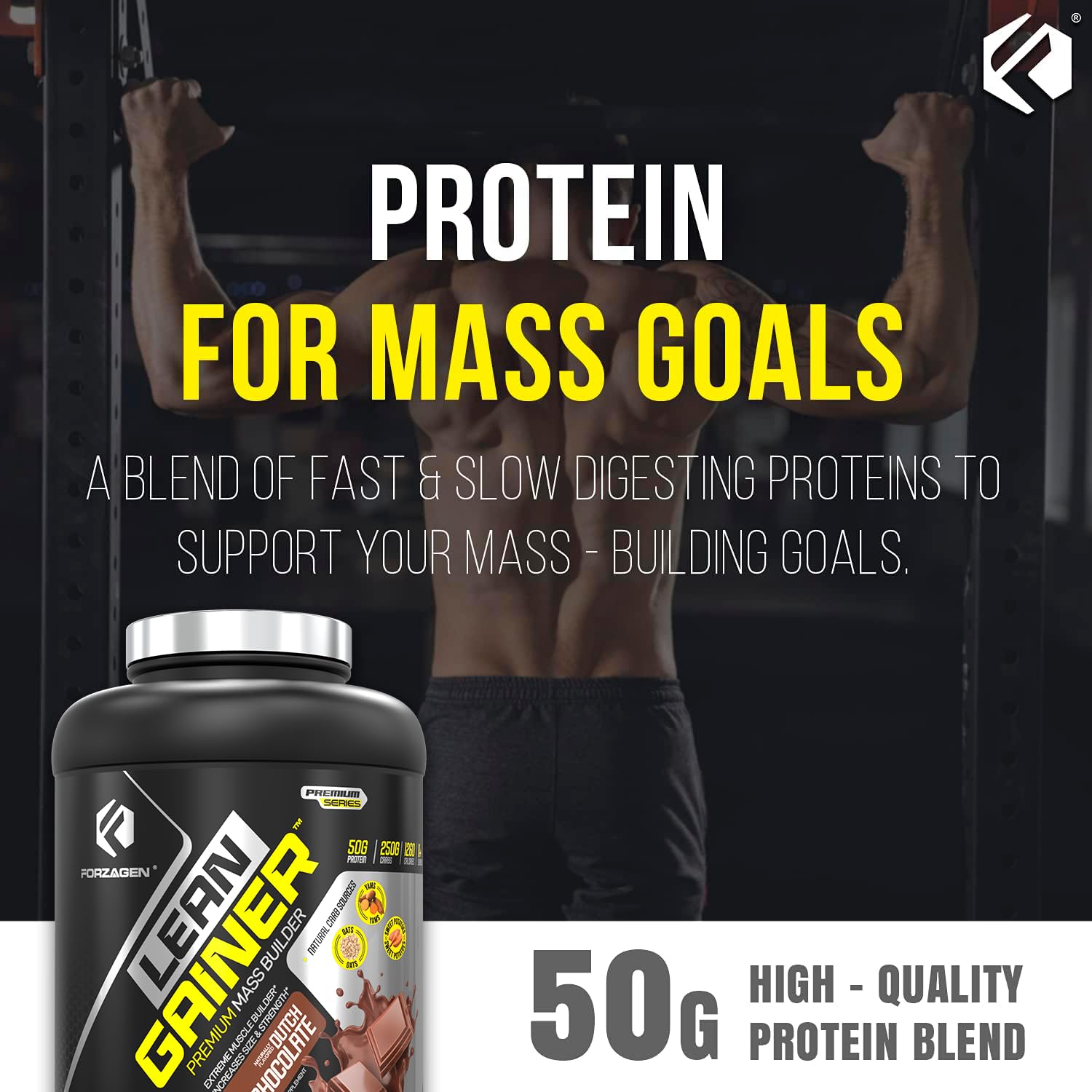 Forzagen Lean Gainer meal prep setup for bulk-friendly planning