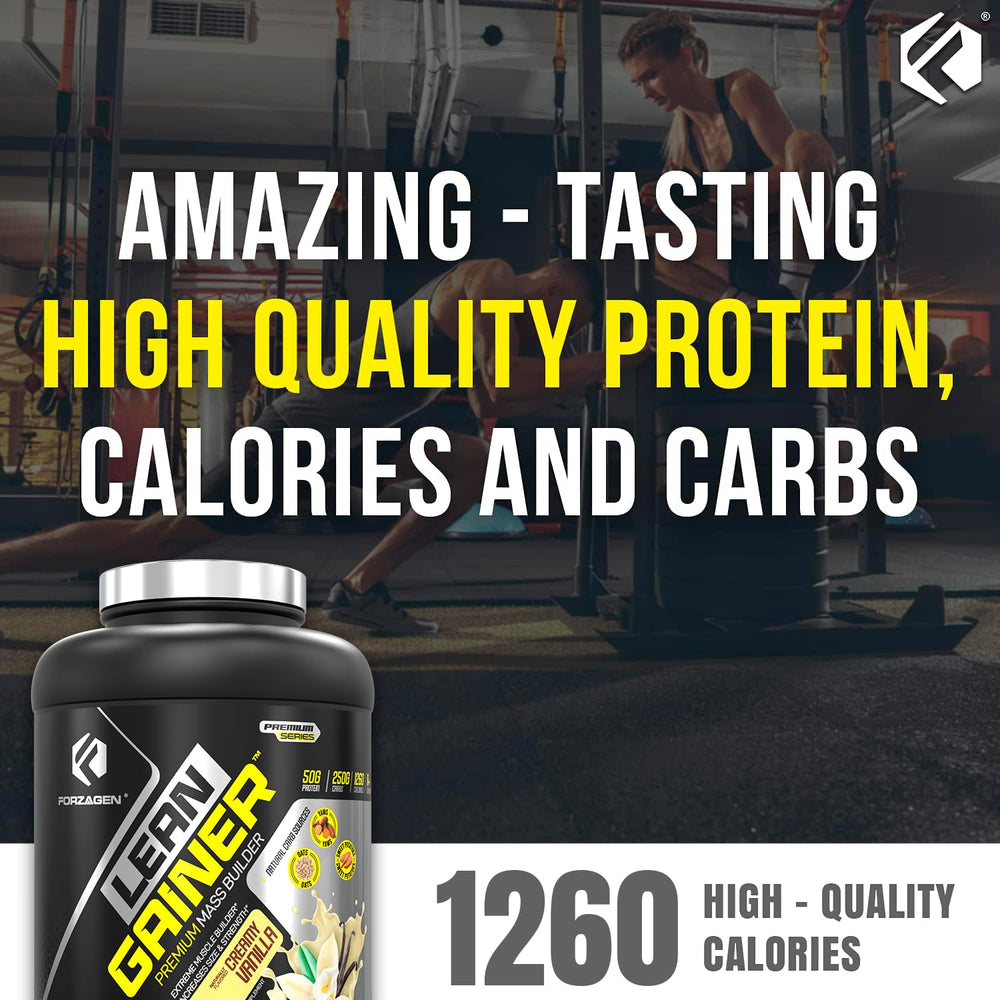Forzagen Lean Gainer post-workout shake ready for consumption