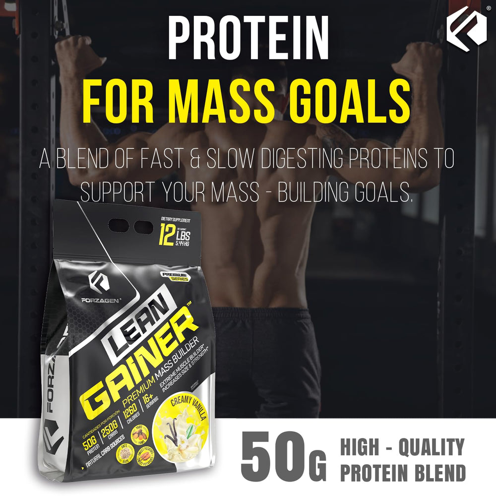 Forzagen Lean Gainer Premium mixed glass after training recovery nutrition