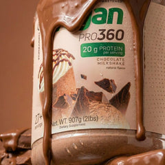 Forzagen Vegan Protein 360 bag top shows convenient reseal for freshness.