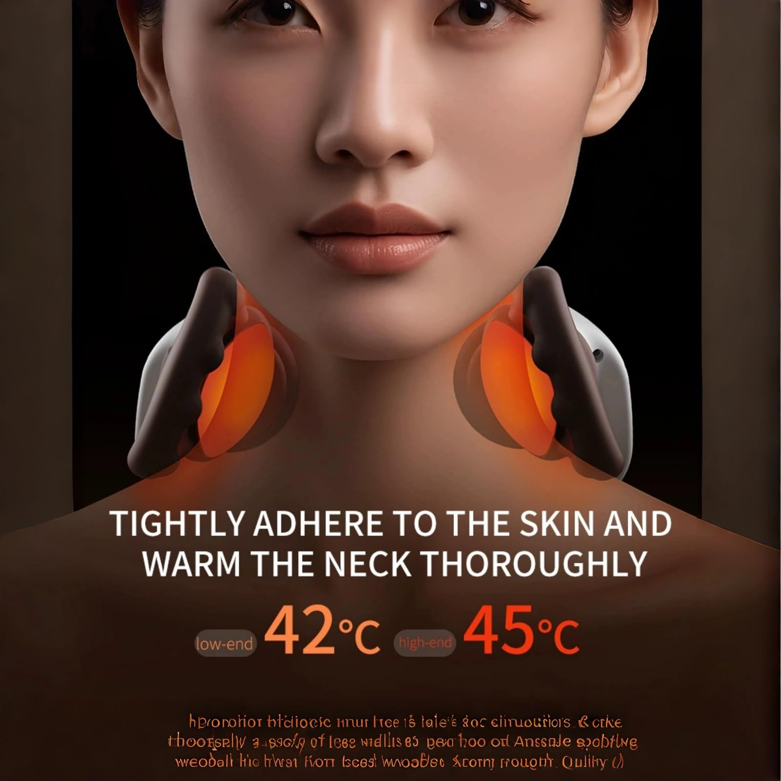 FOTFPYR Bionic neck massager cordless charging indicator