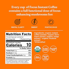 Four Sigmatic mushroom coffee close-up, earthy aroma and rich texture.