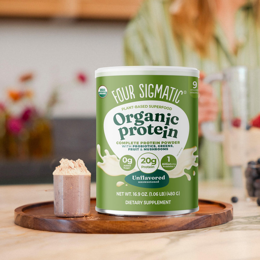 Four Sigmatic label shows third-party testing for heavy metals and pesticides