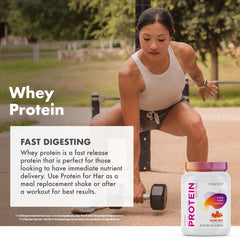 Post-workout readiness with FoxyFit Protein for Her as a snack option.