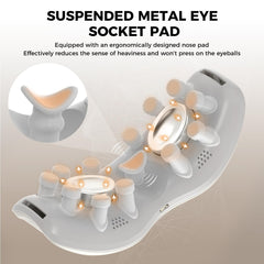 Fozinha eye massager 12-point vibration mimicking fingertip touch for targeted relief.