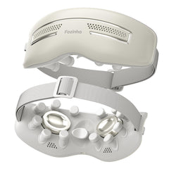 Fozinha eye massager with ergonomic fit providing soothing relief for tired eyes.