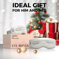 Fozinha eye massager compact design fits easily in a bag for travel.
