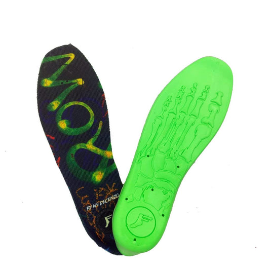 FP Kingfoam Elite Insole heel cup image highlights deep cup for stability.
