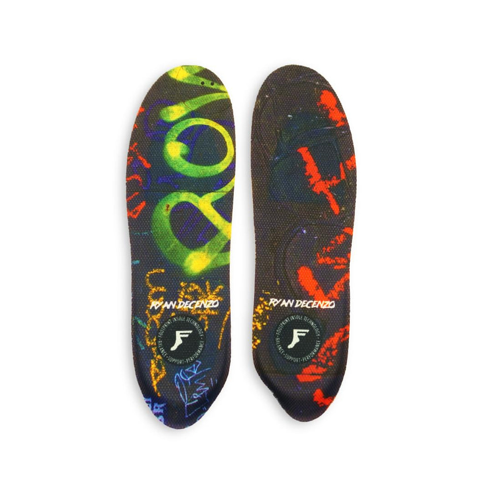 FP Kingfoam Elite Insole trim-to-fit detail demonstrates easy customization for various shoes.