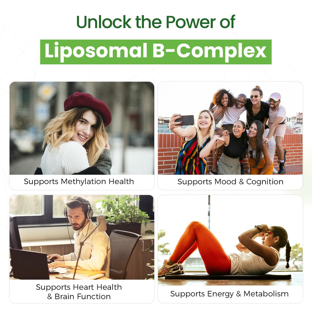 Franguly Liposomal B Complex packaging with immune and energy icons.