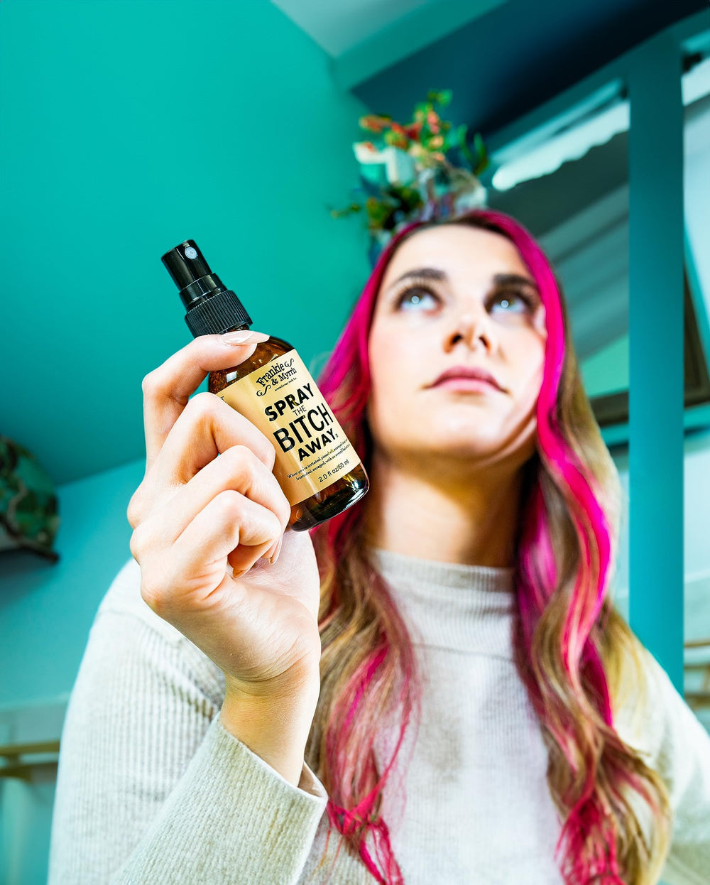Frankie & Myrrh Spray The Bitch Away cult-classic aroma for daily rituals.