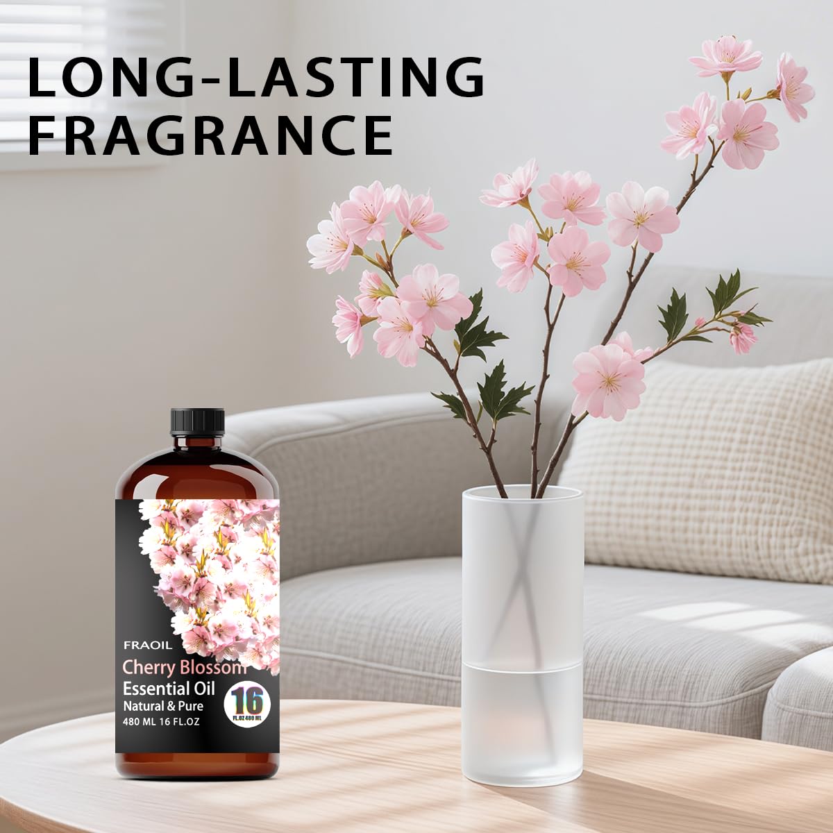 FRAOIL Cherry Blossom oil ideal for candles and DIY fragrance projects.