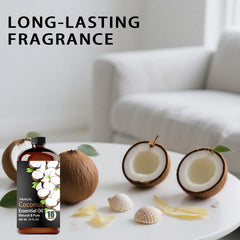 FraOil Coconut Essential Oil ideal for diffuser use to refresh spaces.