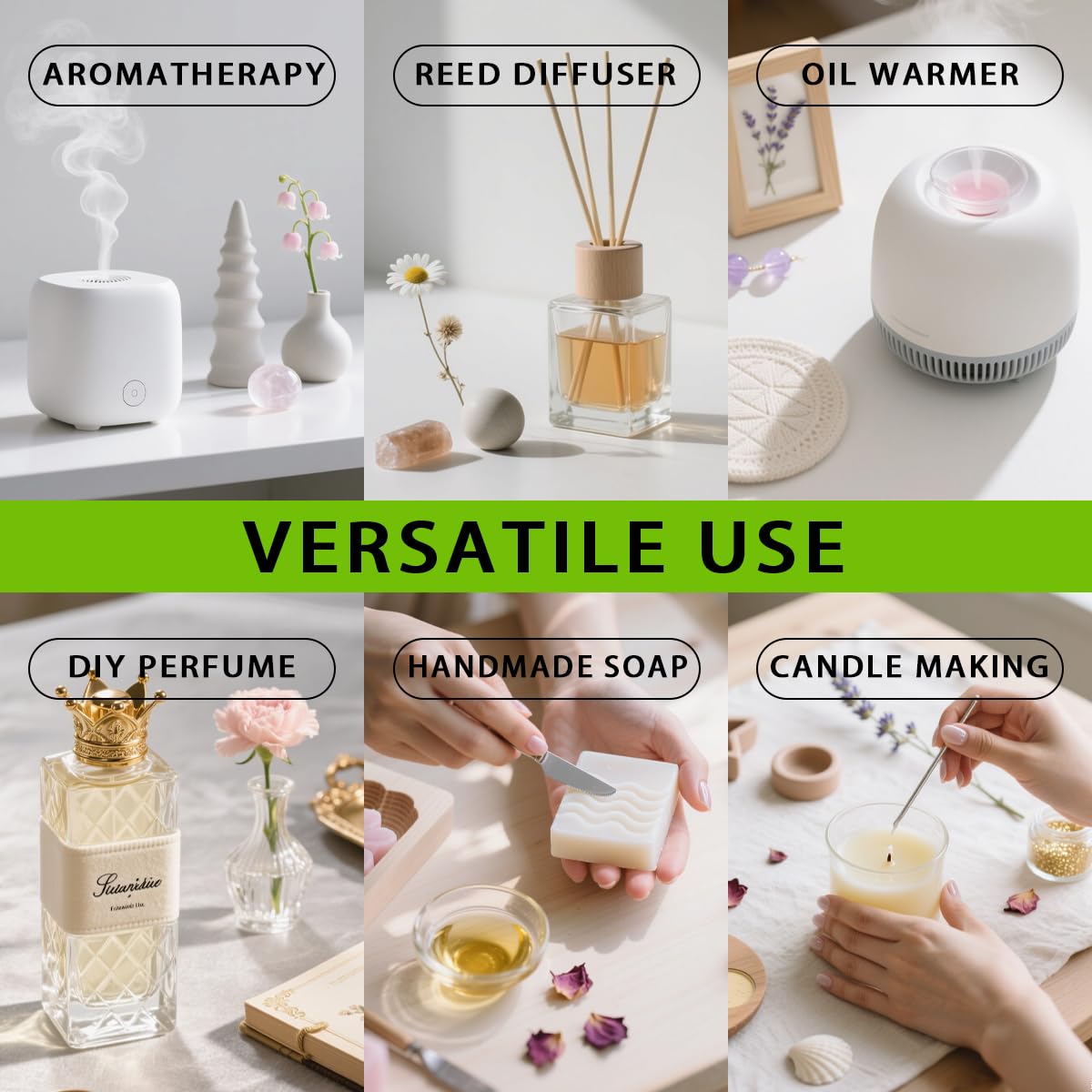 DIY soaps scented with FRAOIL Peppermint Oil
