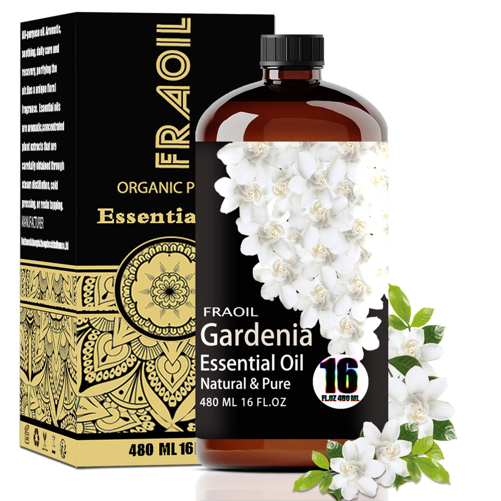 FRAOIL Gardenia essential oil 16 oz bottle for diffuser and crafts