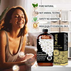 FRAOIL Gardenia oil with dropper-cap for precise usage