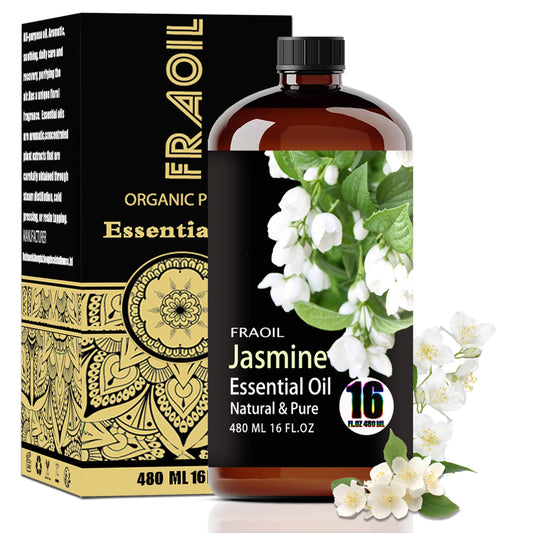 FRAOIL Jasmine oil in amber bottle preserves freshness for diffusion