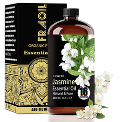 FRAOIL Jasmine oil in amber bottle preserves freshness for diffusion