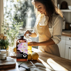 FRAOIL Lotus Essential Oil for bath bombs and spa-like crafting at home.