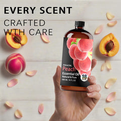 FRAOIL Peach oil diffuser aroma enhances relaxation and mood in any room.